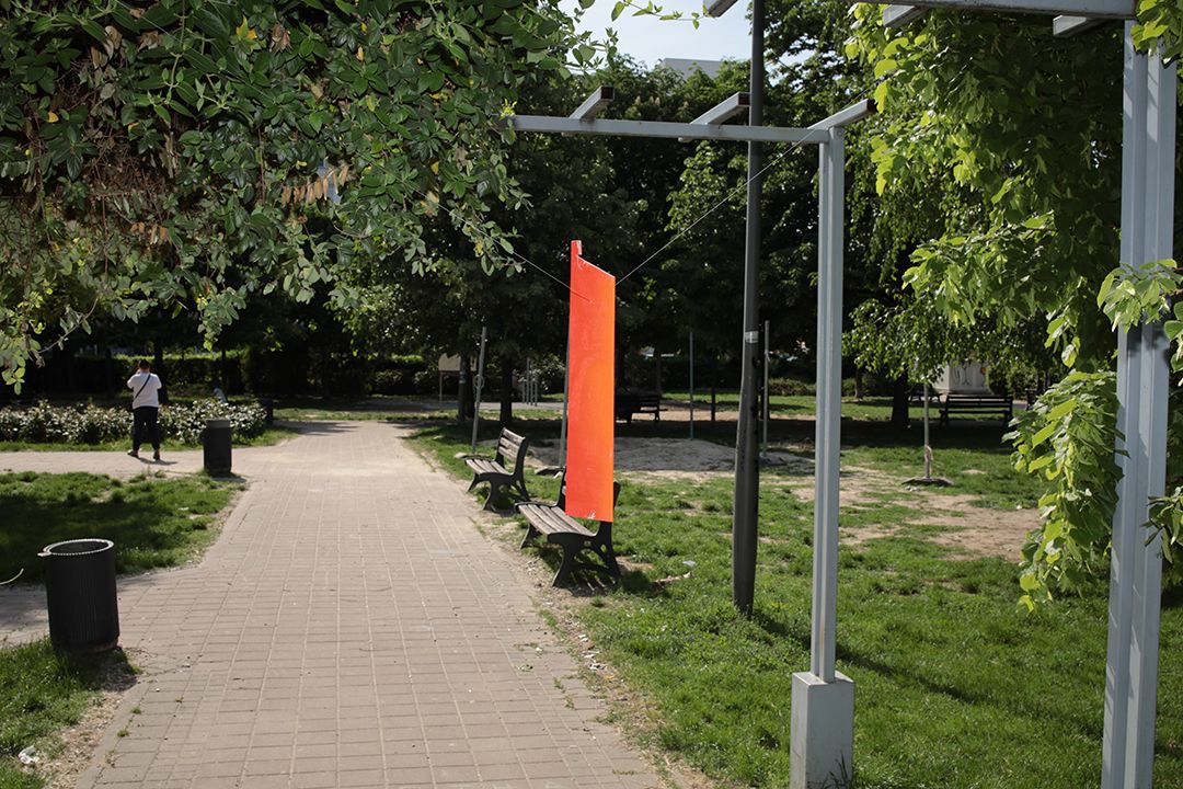 Novi Sad Red Orange Grey by Peter Piek