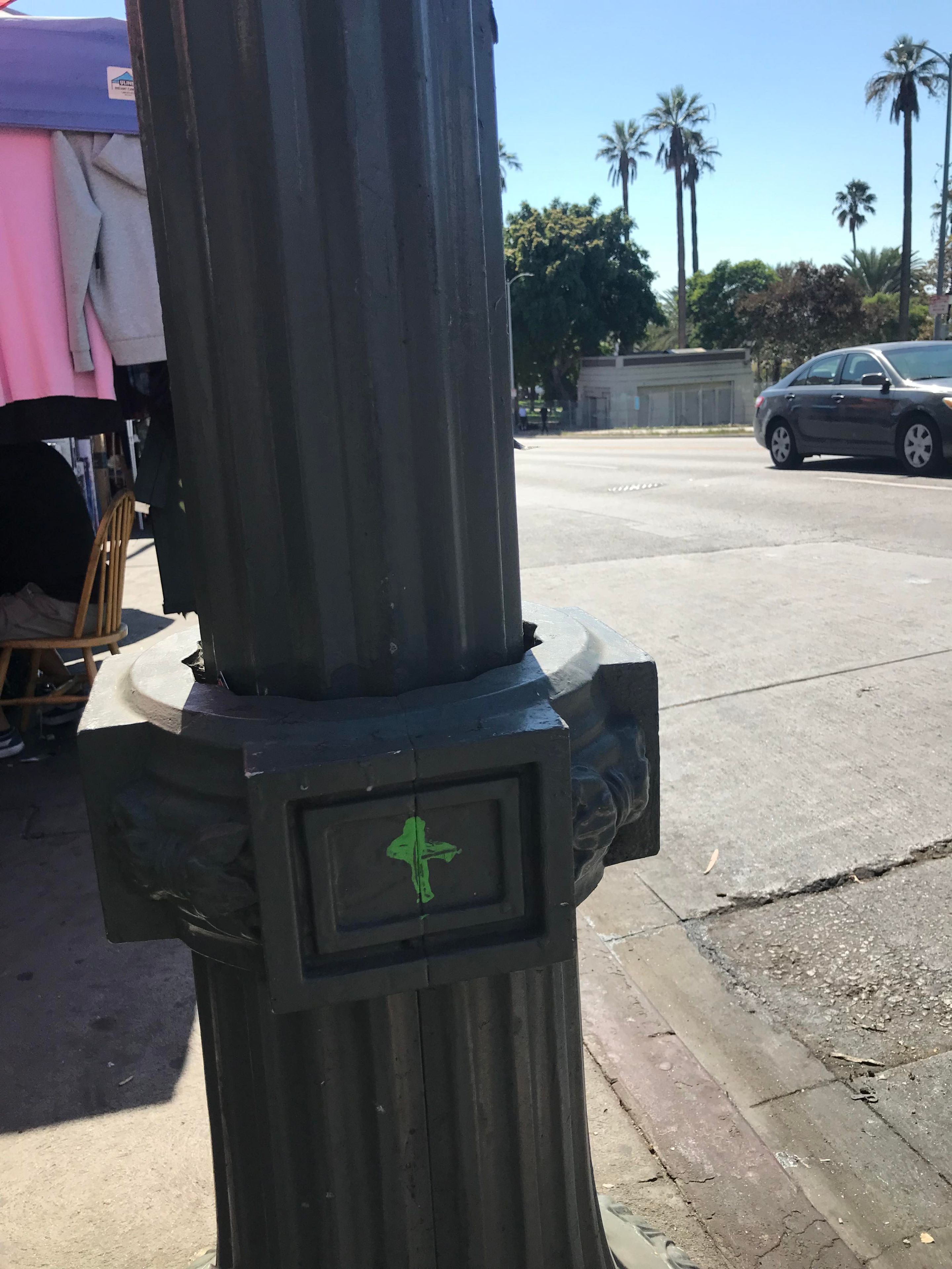 Someone Painted This On A Streetlight by Bee Appleseed