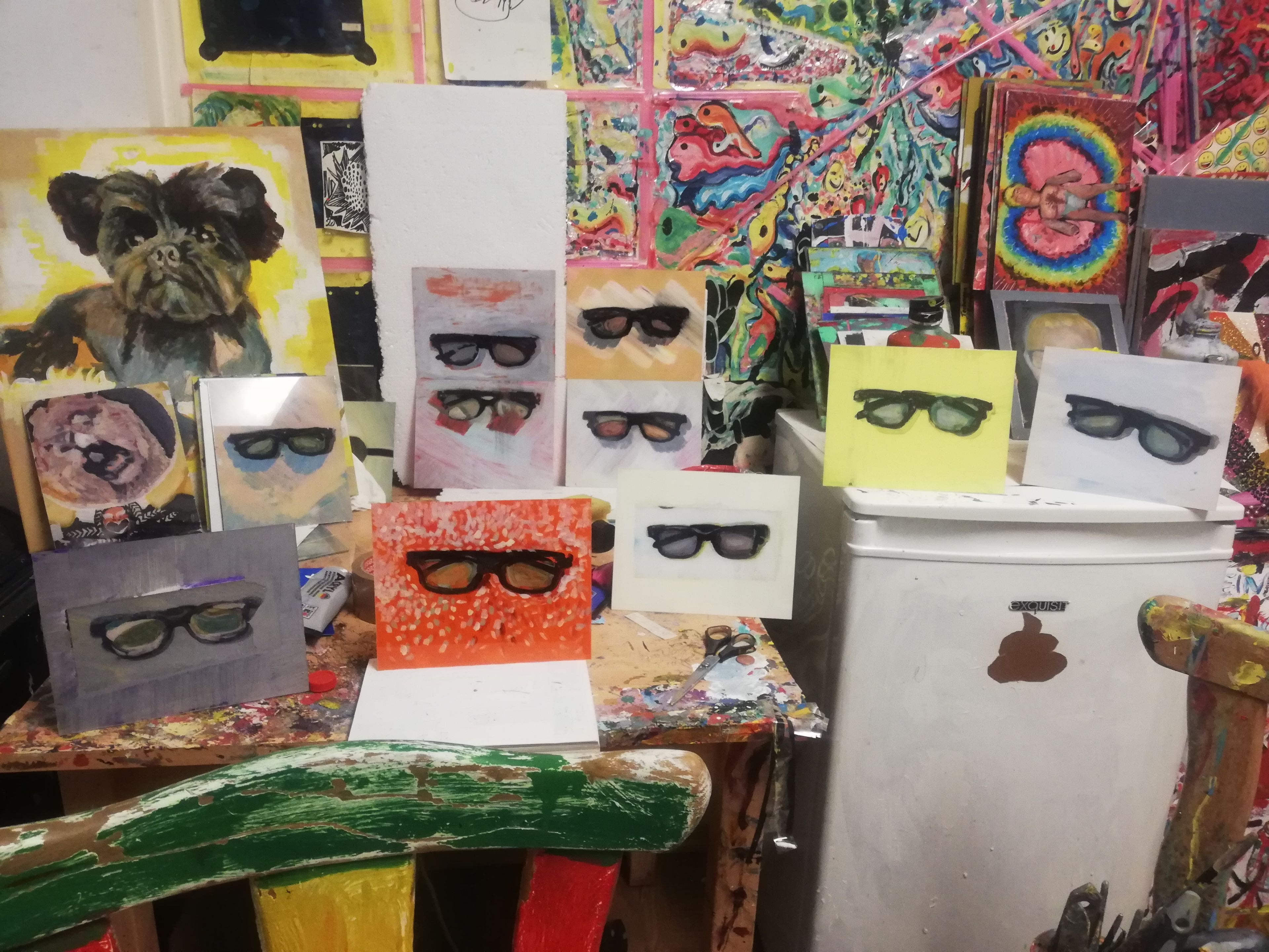 In my studio by Mike Jackson