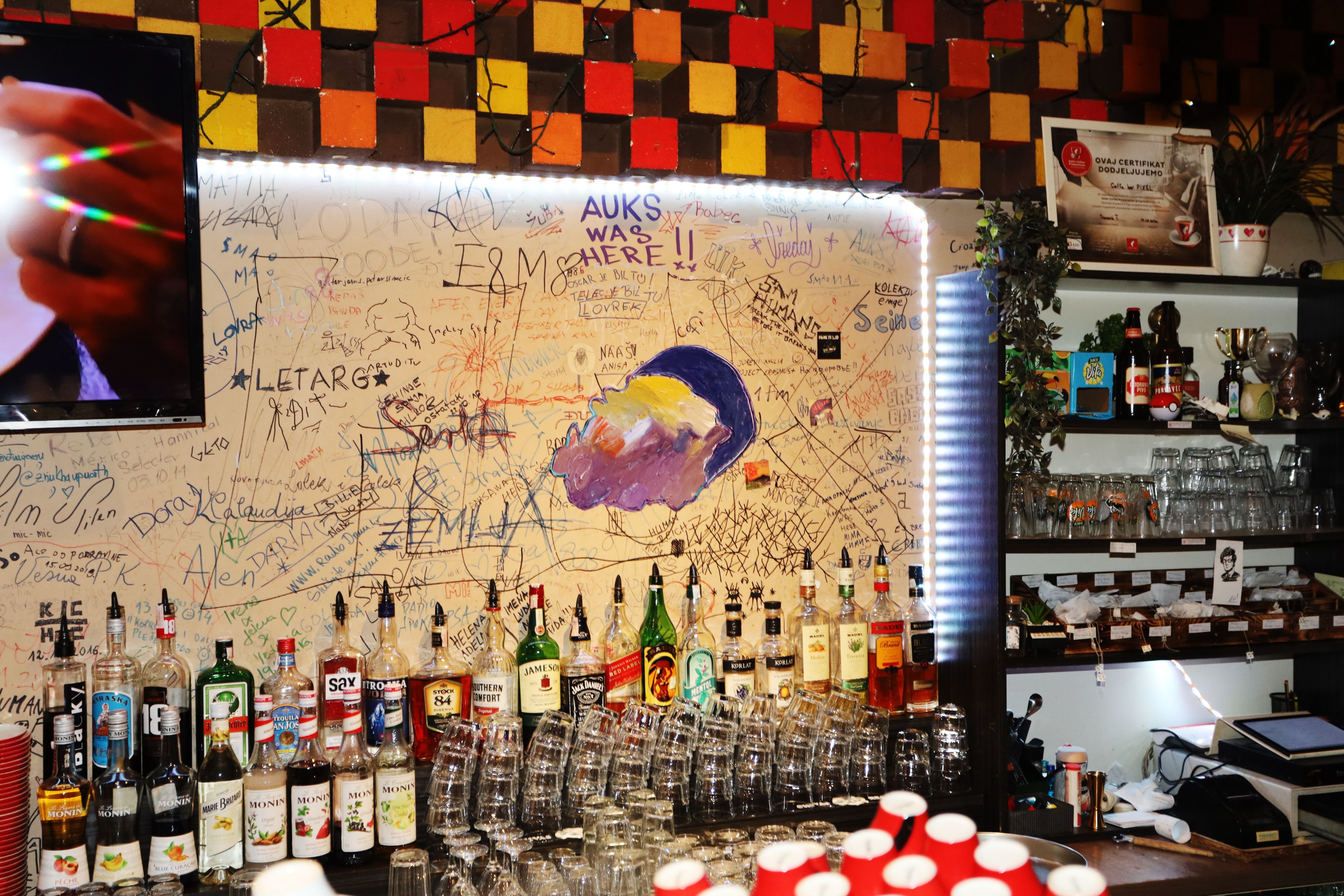 Rabbits in a Bar Pixel by Peter Piek