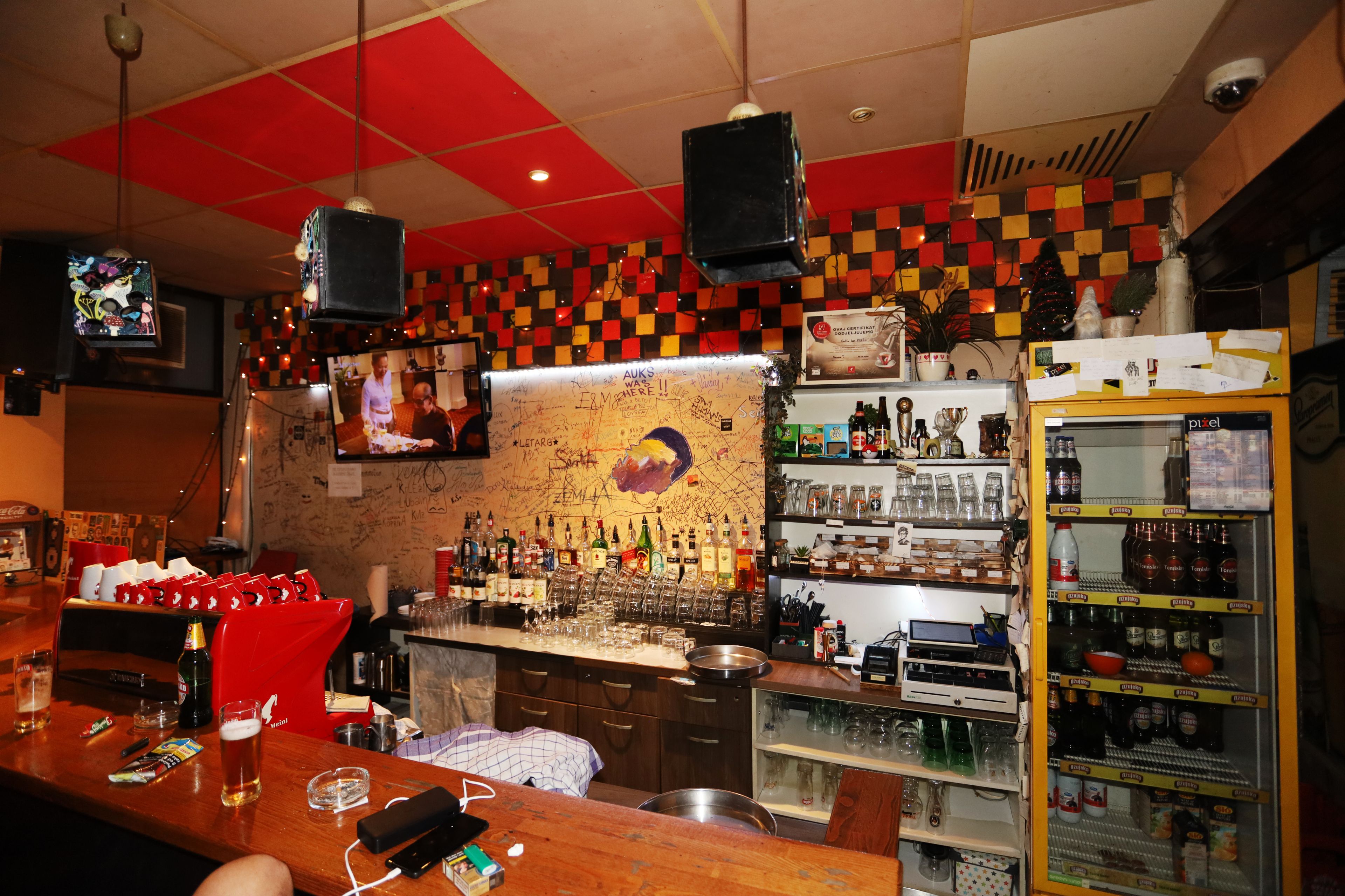 Rabbits in a Bar Pixel by Peter Piek